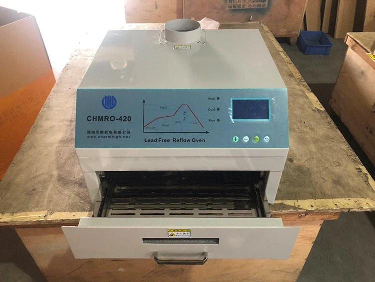 air chaud de 2500W Mini Reflow Oven Chmro-420 + station infrarouge de chauffage de BGA SMD